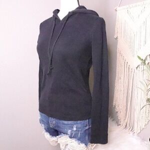 J. Crew | Hooded Knit Long Sleeve Top‎ Small